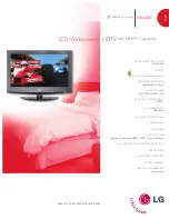 Preview for 1 page of LG 32LG3DC Brochure & Specs