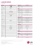 Preview for 2 page of LG 32LN530B Specification