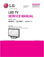 LG 32LN54 Service Manual preview