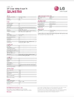 Preview for 2 page of LG 32LN5700 Specifications