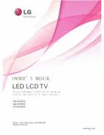 Preview for 1 page of LG 32LW5500 Owner'S Manual