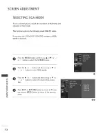 Preview for 74 page of LG 32LX50C Owner'S Manual