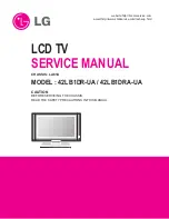 Preview for 1 page of LG 37LB1D-UB Service Manual