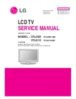 Preview for 1 page of LG 37LC6D Service Manual