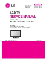 Preview for 1 page of LG 37LD450 Service Manual