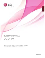 LG 37LD6 Series Owner'S Manual preview