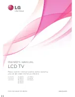 Preview for 1 page of LG 37LD650H Owner'S Manual