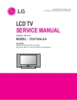 Preview for 1 page of LG 37LP1DA-ZA Service Manual