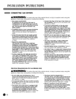 Preview for 16 page of LG 3828EL3010F User'S Manual & Installation Instructions