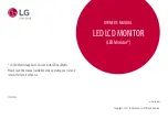 Preview for 1 page of LG 38WP85C Owner'S Manual