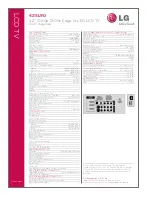 Preview for 2 page of LG 42SL90 -  - 42" LCD TV Specifications