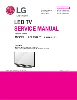 LG 43UF67 Series Service Manual preview