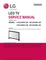 LG 43UJ6200-UA Service Manual preview