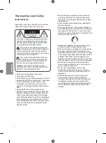 Preview for 2 page of LG 43UJ6300 Owner'S Manual