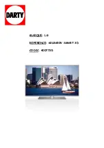 Preview for 1 page of LG 47LB650V-ZA Owner'S Manual