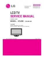 Preview for 1 page of LG 47LH90 Series Service Manual