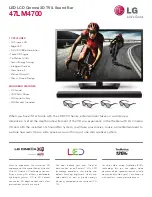 LG 47LM4700 Specifications preview