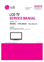 Preview for 1 page of LG 47SL90QD Service Manual