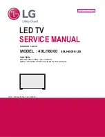 LG 49LH6000 Service Manual preview