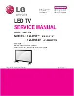 LG 50LB56 series Service Manual preview