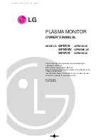 Preview for 1 page of LG 50PM1M -  - 50" Plasma Panel Owner'S Manual