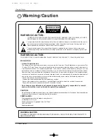 Preview for 2 page of LG 50PM1M -  - 50" Plasma Panel Owner'S Manual