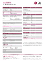 Preview for 2 page of LG 55LW6500 Specifications