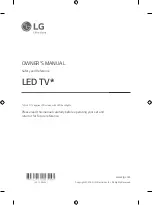 LG 55NANO80VNA Owner'S Manual preview