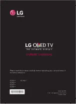 LG 77EC980V Owner'S Manual preview