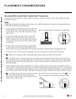 Preview for 20 page of LG ACAH020HETB Installation And Owner'S Manual