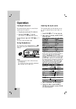 Preview for 22 page of LG AR502PS Owner'S Manual