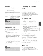 Preview for 27 page of LG AR805TS Owner'S Manual