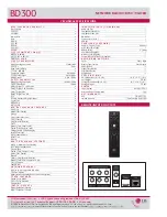 Preview for 2 page of LG BD300 -  Blu-Ray Disc Player Specifications