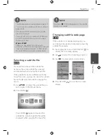 Preview for 41 page of LG BD530 Owner'S Manual