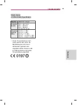 Preview for 121 page of LG BG630 Owner'S Manual