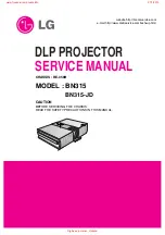 Preview for 1 page of LG BN315 Service Manual