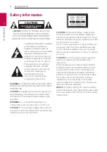 Preview for 2 page of LG CL98 Owner'S Manual