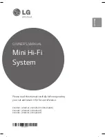 LG CM4340 Owner'S Manual preview