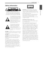 Preview for 3 page of LG CM4560 Owner'S Manual