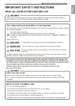 Preview for 3 page of LG DF20WV2EW Owner'S Manual