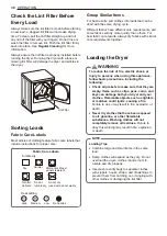 Preview for 30 page of LG DF20WV2EW Owner'S Manual