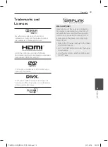 Preview for 39 page of LG DH6320H Owner'S Manual