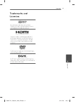 Preview for 41 page of LG DH6531T Owner'S Manual