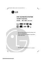 LG DKS-7600 Owner'S Manual preview