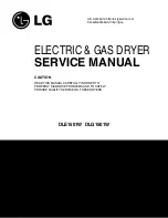 Preview for 1 page of LG DLE1501W Service Manual