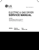 Preview for 1 page of LG DLE3170W Service Manual