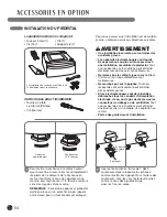 Preview for 64 page of LG DLE3733D User'S Manual And Installation Instructions