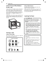 Preview for 29 page of LG DLE7050 Series Owner'S Manual