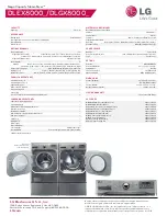 Preview for 2 page of LG DLEX8000V Specifications