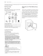 Preview for 36 page of LG DLEY1701VE Owner'S Manual